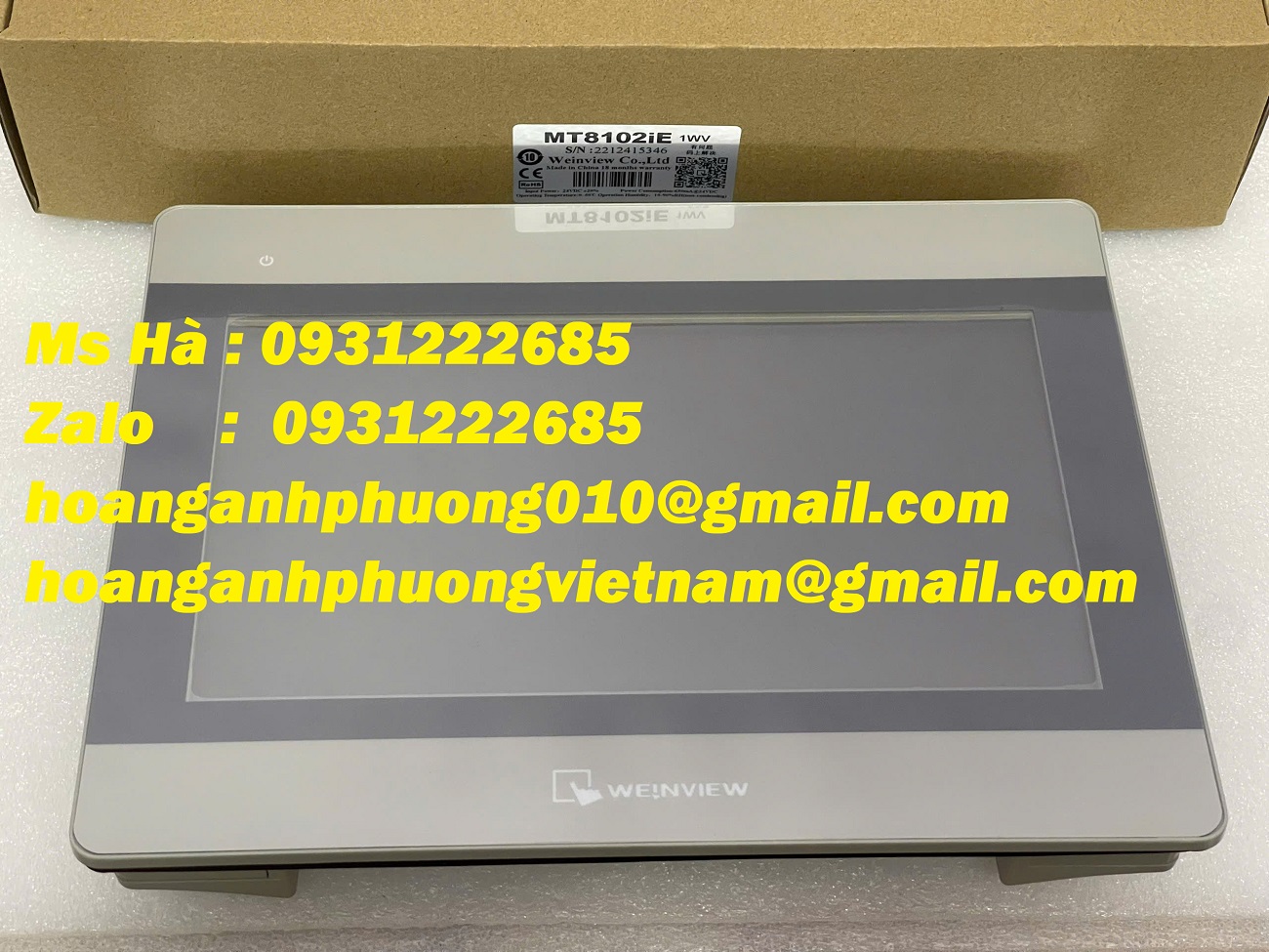 Hàng nhập - Màn hình công nghiệp MT8102iE Weinview